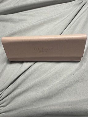 Ted Baker Blush Pebbled Leather Glasses Case